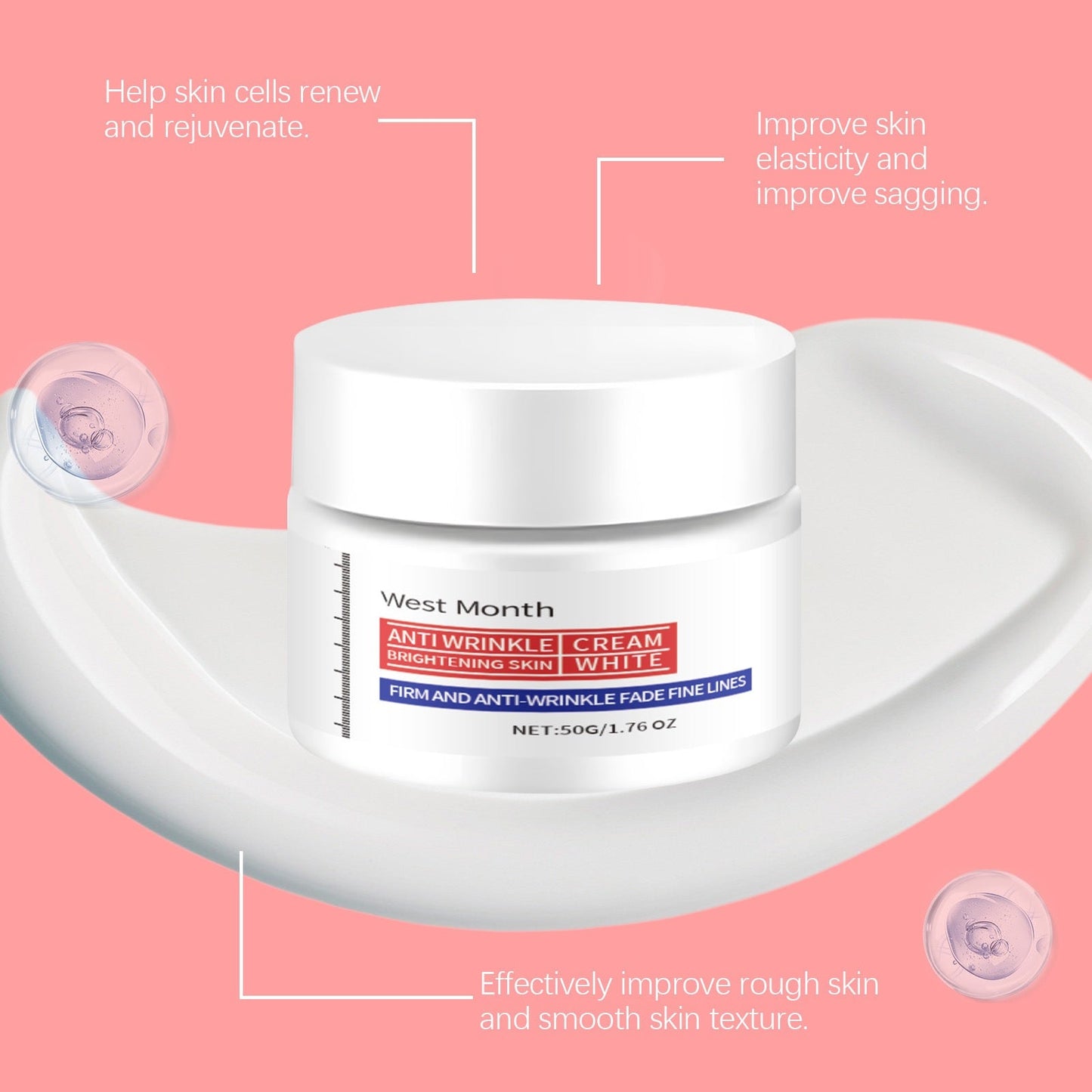 Hydrating, Moisturizing, Firming Facial Skin, Nourishing, Radiant Glow Cream