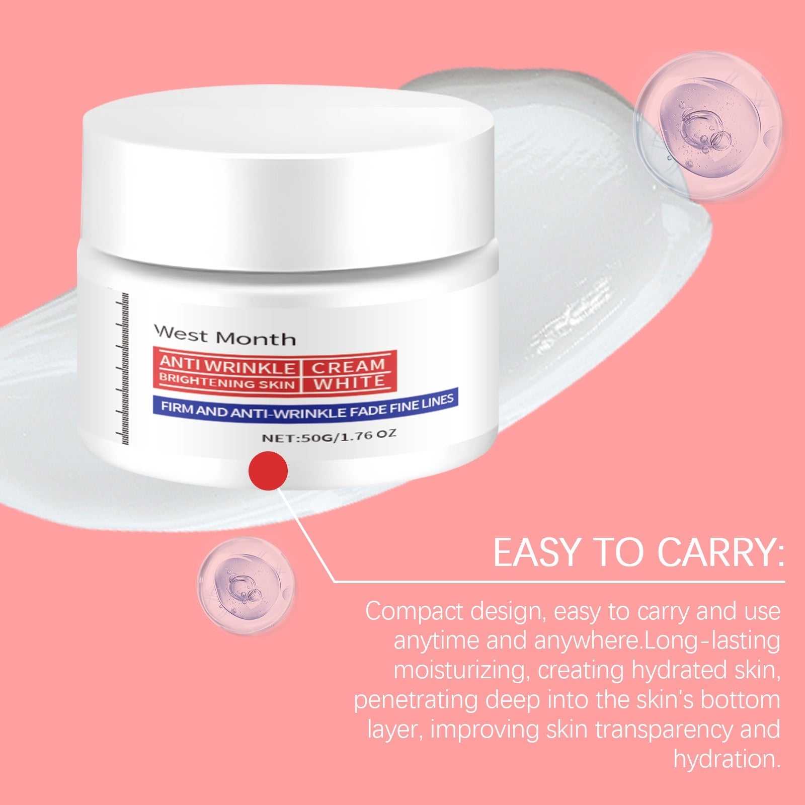 Hydrating, Moisturizing, Firming Facial Skin, Nourishing, Radiant Glow Cream