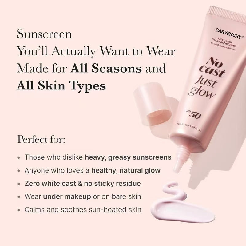 No Cast Just Glow Collagen Sunscree
