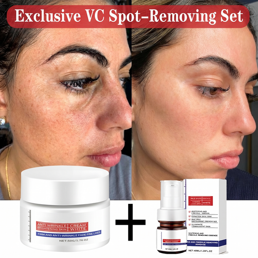 【Dermatologist-Recommended】 VC Spot-Correction & Whitening Cream Set